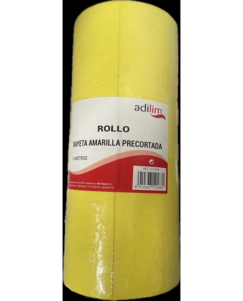 BAYETA ADIAL AMARILLA ROLLO 14MT