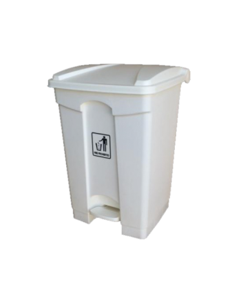 CONTENEDOR C/PEDAL 45L BLANCO