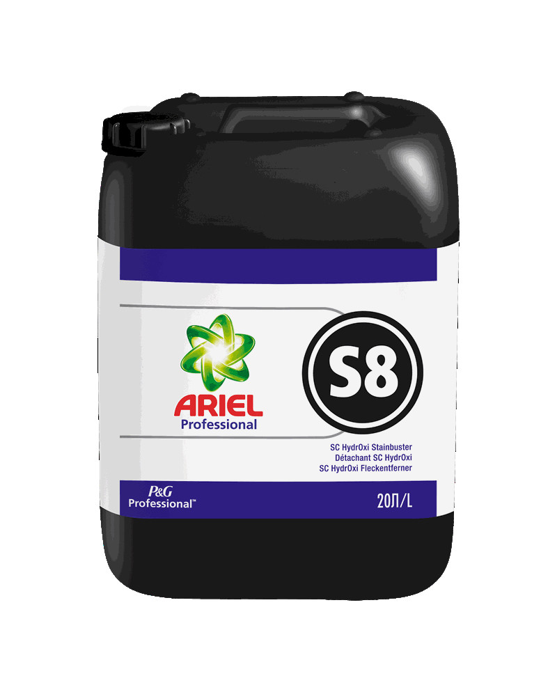 P&G ARIEL QUITAMANCHAS HYDROX. S8 20L