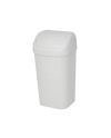 PAPELERA BLANCA BASCULANTE 25L