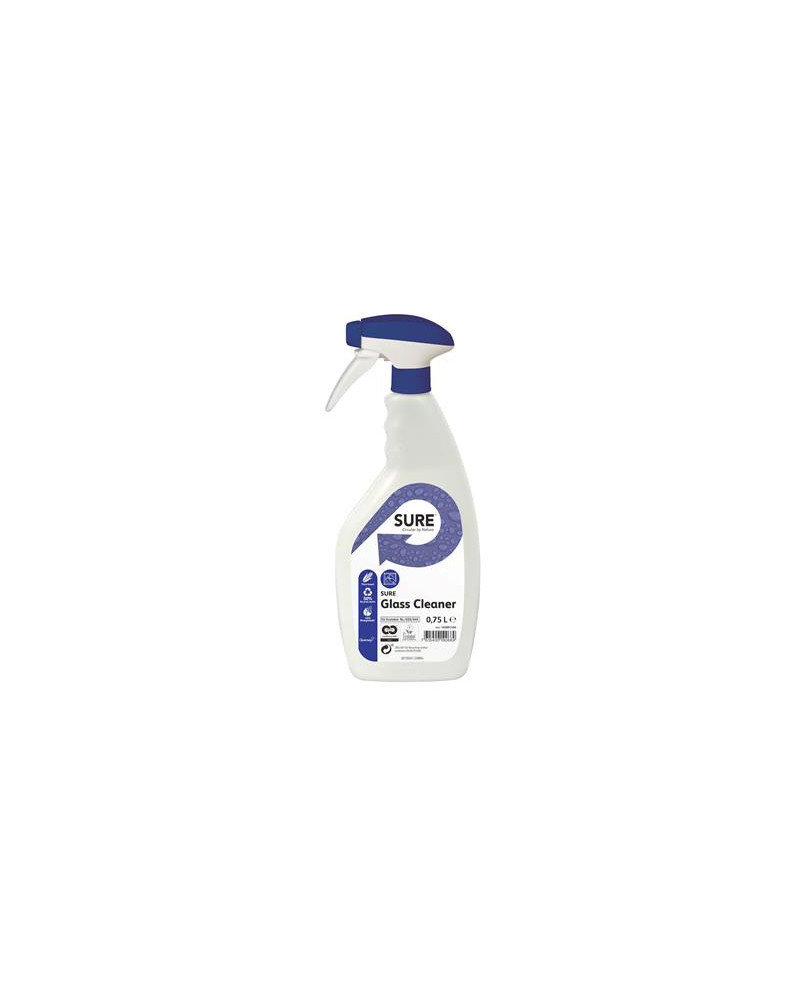 SURE GLASS CLEANER 6X0.75L W2029