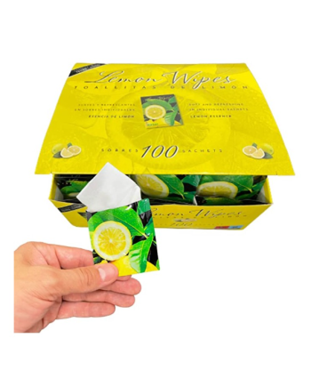 TOALLITAS LIMON 100U