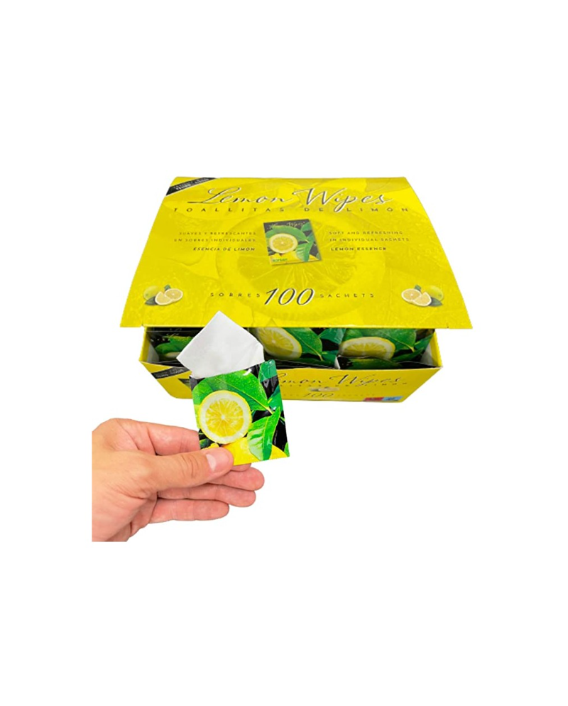 TOALLITAS LIMON 100U