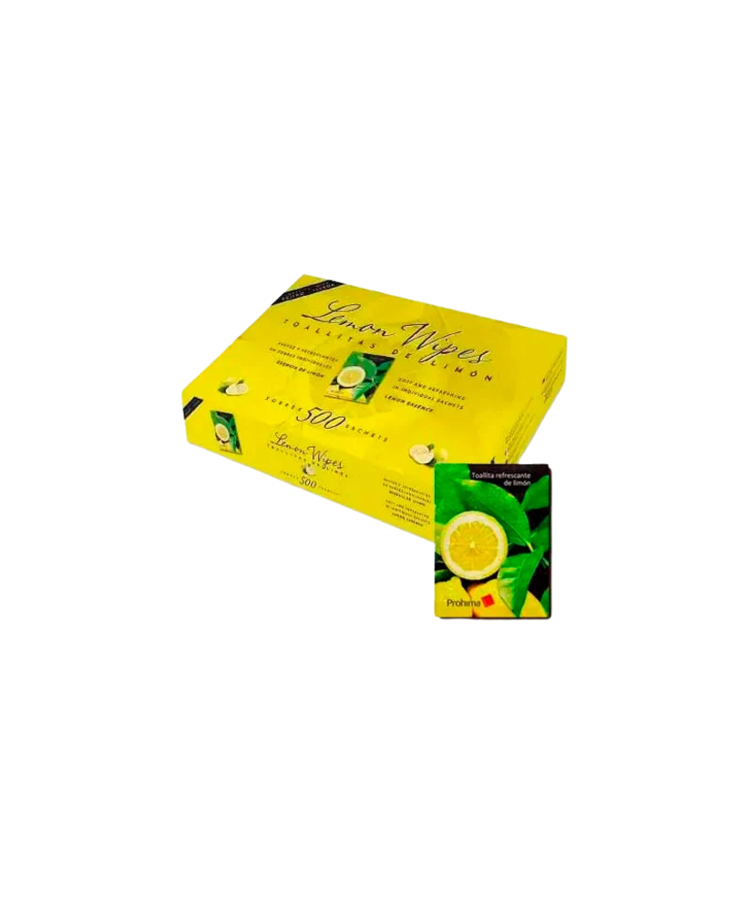 TOALLITAS LIMON 500UND