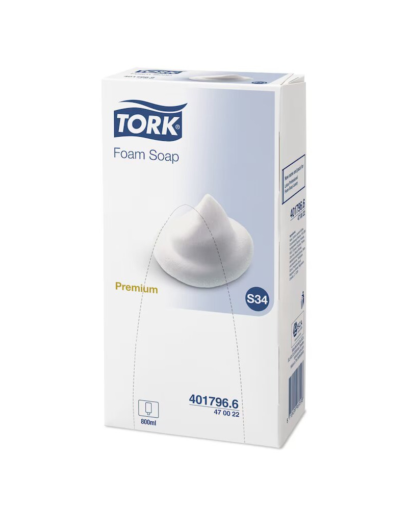 TORK JABON EN ESPUMA C/6X0.8 S34