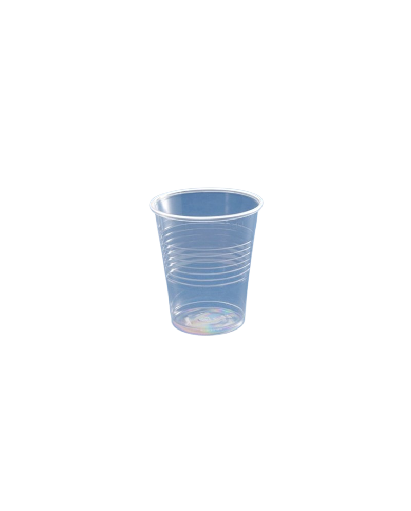 VASO 220 PP TRASPARENTE ENFUNDADO C/1000