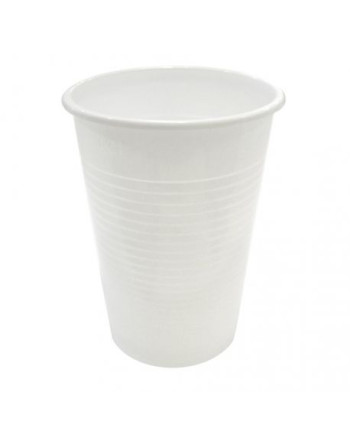 VASO PP 200ML BLANCO REUTILIZABLE P/100