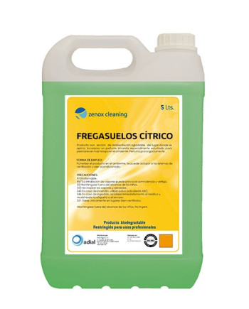 ZENOX CLEANING FREGASUELOS LIMON 5L E-100E