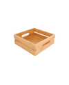 CAJA PORTABLE 20X20X7 CM NATURAL BAMBU UD