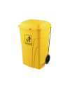 CONTENEDOR 120L C/PEDAL AMARILLO