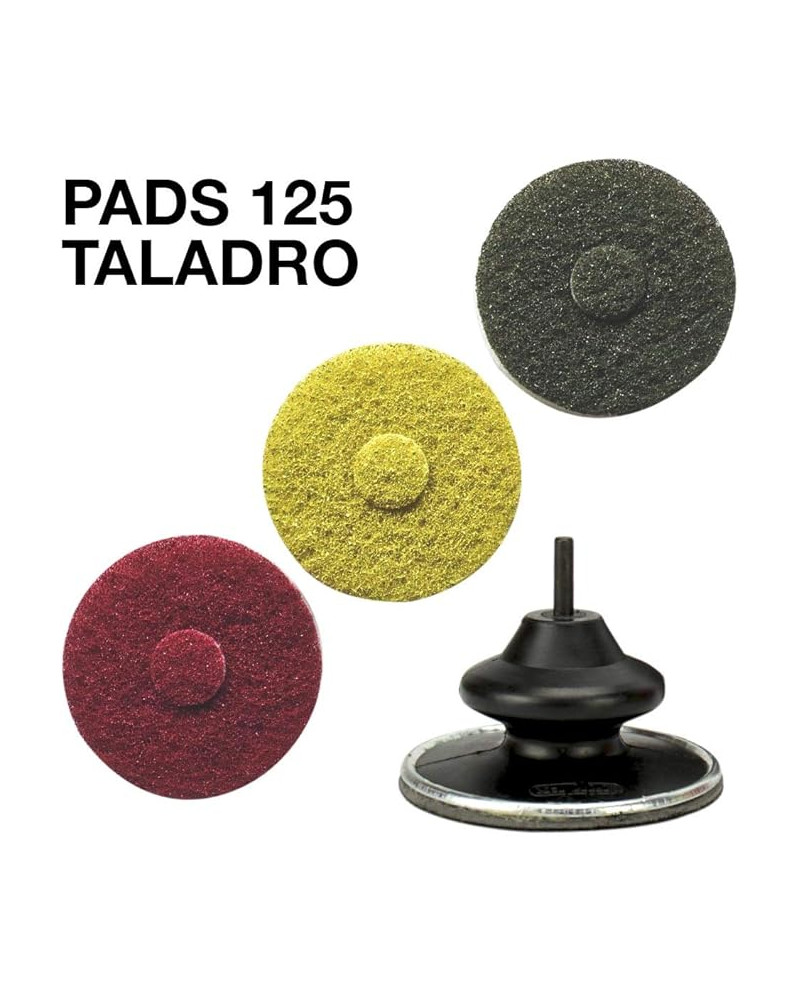 KIT TALADRO PADS 125MM COMPLETO