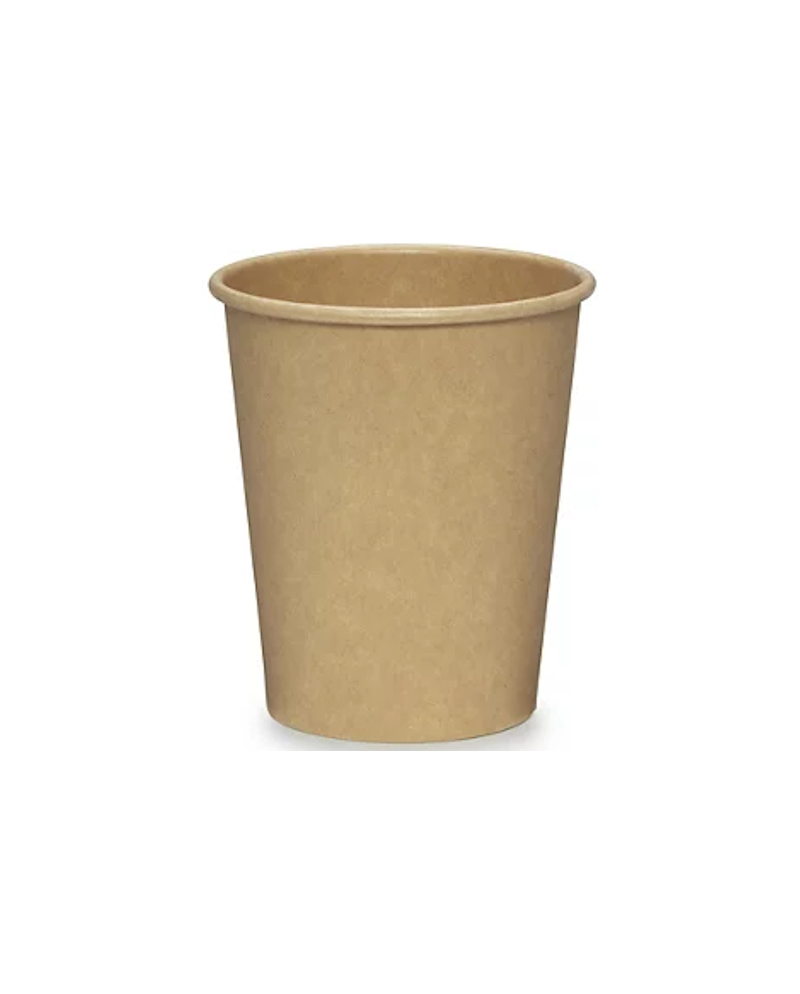 VASO CARTON KRAFT 8OZ WB SIN PLASTICO C/1000