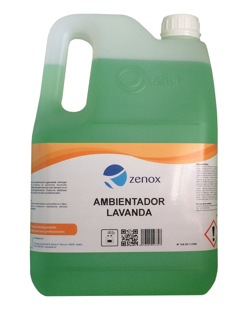 ZENOX CLEANING AMBIENTADOR LAVANDA 5L