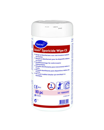 OXIVIR SPORICIDE WIPE CE 12X80 UD