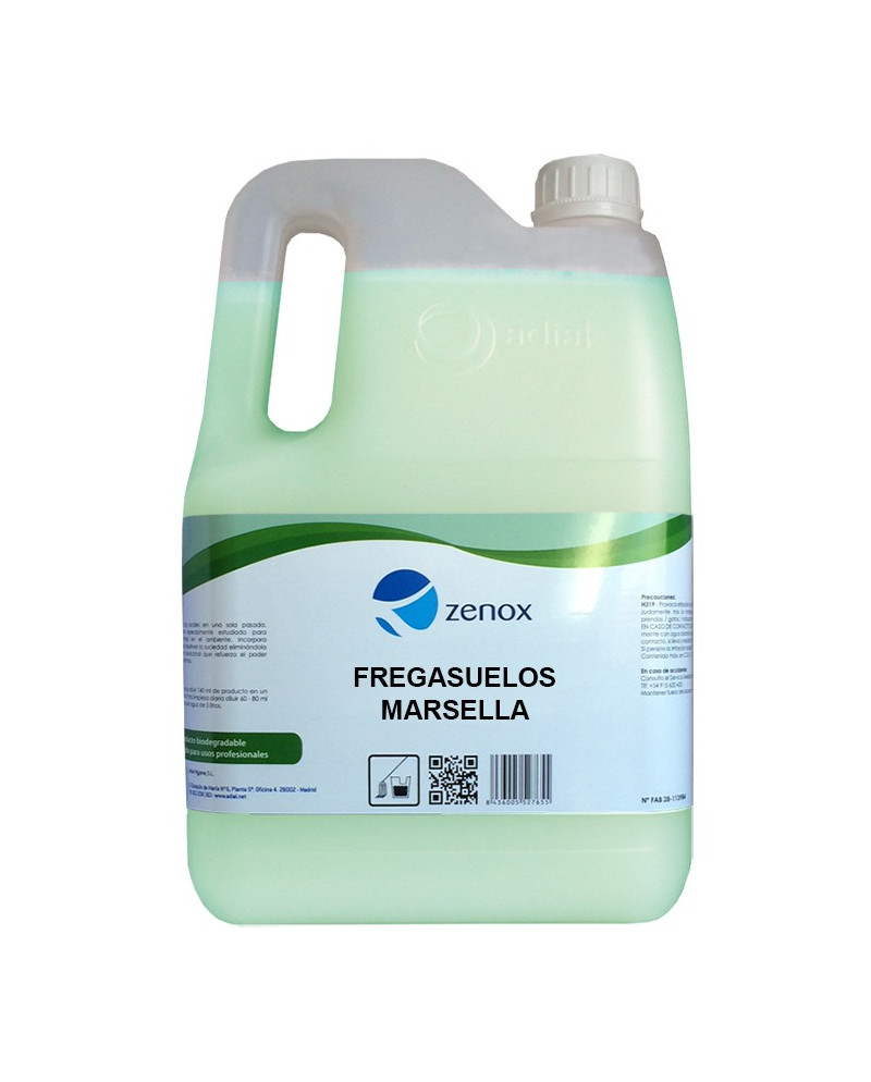 ZENOX Fregasuelos Marsella 5L – Limpieza y frescor tradicional para suelos