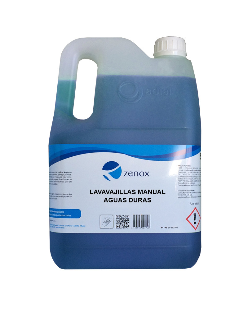 ZENOX Lavavajillas Manual 5L – Limpieza eficaz en aguas duras