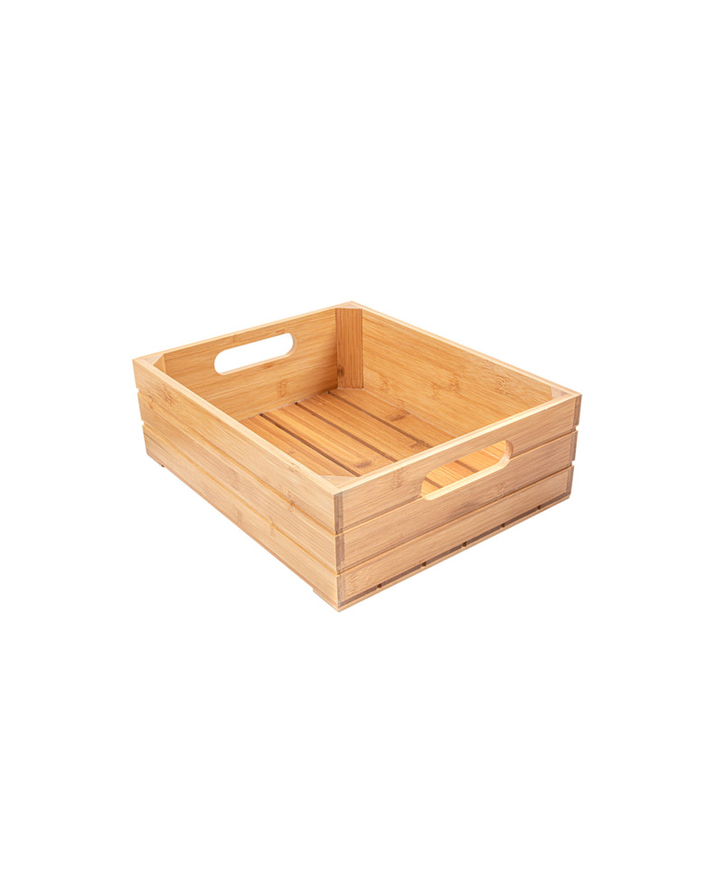 CAJA BUFFET 32,5x26,5x10 CM NATURAL BAMBÚ UD