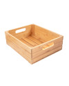 CAJA BUFFET 32,5x26,5x10 CM NATURAL BAMBÚ UD