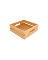 CAJA PORTABLE 20X20X7 CM NATURAL BAMBU UD