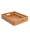 CAJA PORTABLE 32,5x26,5x7 CM NATURAL BAMBÚ UD