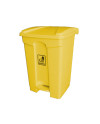 CONTENEDOR C/PEDAL 45L AMARILLO