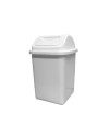 PAPELERA BLANCA BASCULANTE 10L