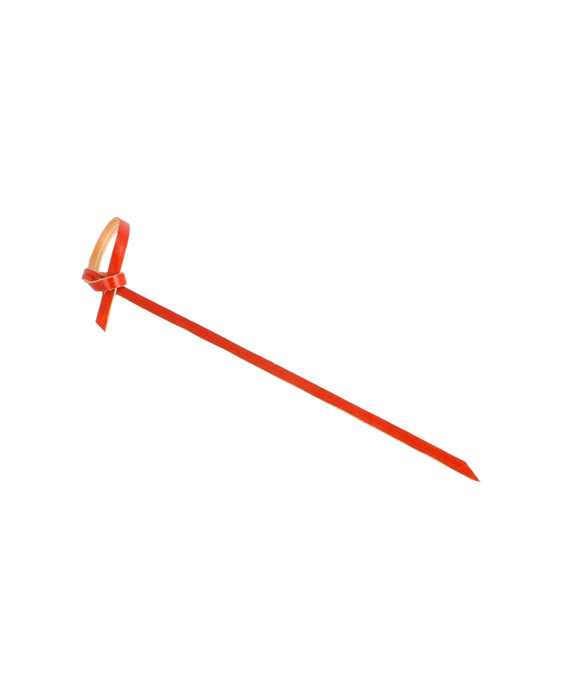 PICKS LAZO 9H CM ROJO BAMBU P/100