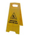 SEÑAL SUELO MOJADO AMARILLO HOSPITAL