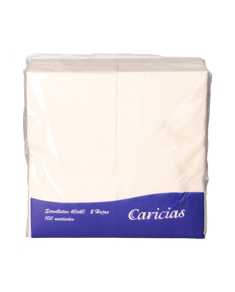 SERVILLETA 40X40 2C 1/8 BLANCA C/2400