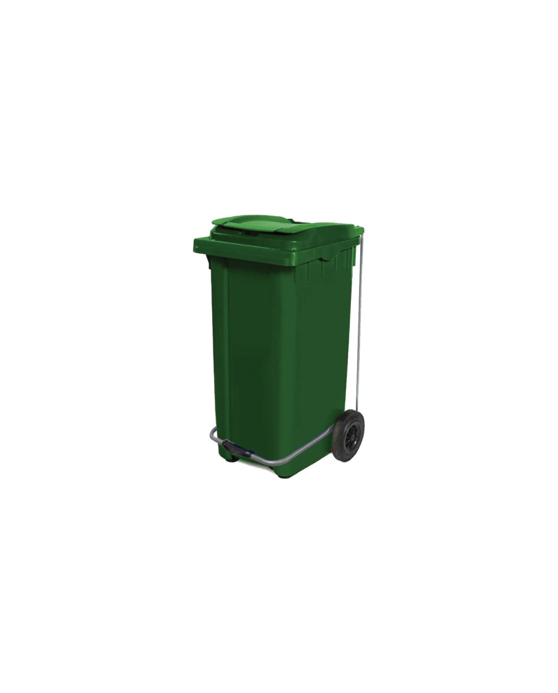 CONTENEDOR 240L COMPACT VERDE C/PEDAL