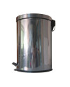 PAPELERA PEDAL INOX BRILLO 20L