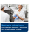 Tork Paño de Limpieza Ultrarresistente Azul W4, Resistente y absorbente, 4 x 105 paños, 530279