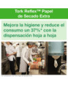 Tork Reflex™ Papel de Secado Extra Blanco M3, Papel multiusos, 9 × 200 servicios, 473474
