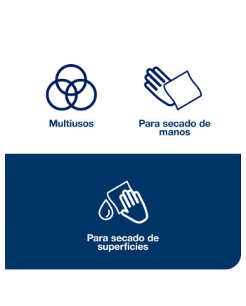 Tork Reflex™ Papel de Secado Blanco M4, Papel multiusos, 6 × 857 servicios, 473242