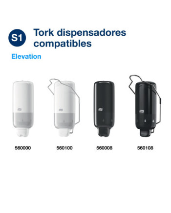 Tork Jabón Líquido para Manos sin fragancia S1/S11, Disolvente de grasas, 1 × 1000 ml, 420810