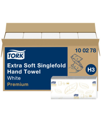 Tork Toalla de Mano Plegada en V Extrasuave Premium