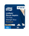 Tork LinStyle® Dinner Servilleta Premium Azul Medianoche