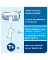 Tork Papel Higiénico Convencional Extrasuave, 4 capas, Blanco T4, Premium, 42 × 150 hojas, 110406