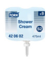Tork Crema de Ducha Mini S2, Fragancia unisex, 8 × 475 ml, 420602