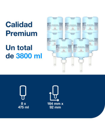 Tork Crema de Ducha Mini S2, Fragancia unisex, 8 × 475 ml, 420602