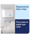Tork Matic® Dispensador Automático de Toallas de Mano en Rollo Blanco H1, Dispensación una a una, Línea Elevation, 551100