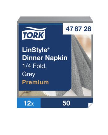 Tork LinStyle® Dinner Servilleta Premium gris