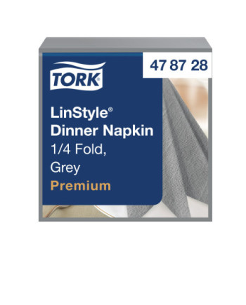 Tork LinStyle® Dinner Servilleta Premium gris