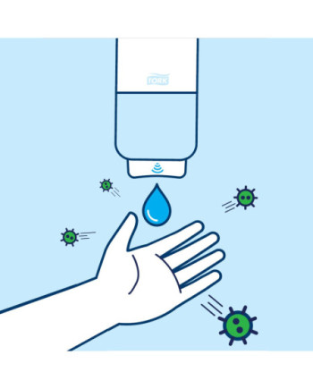 Tork Desinfectante de Manos en Espuma sin Alcohol S4, Dermatológicamente probado, 6 × 1000 ml, 520402