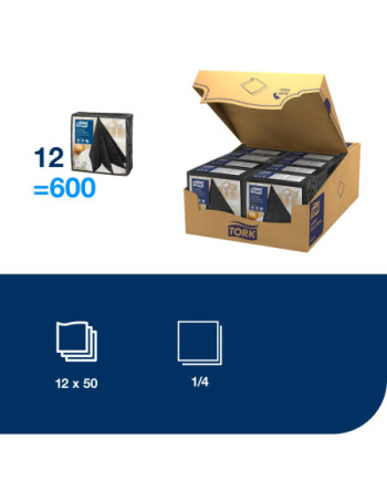 Tork LinStyle® Dinner Servilleta Premium Negra