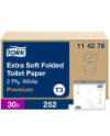 Tork Papel Higiénico Plegado Extrasuave Premium
