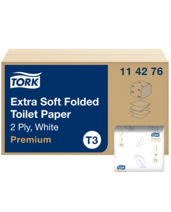 Tork Papel Higiénico Plegado Extrasuave Premium