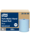 Tork Matic® Toallas de Papel para Manos Azul H1, Advanced, 6 rollos × 150 m, 290068