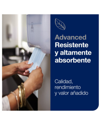 Tork Matic® Toallas de Papel para Manos Azul H1, Advanced, 6 rollos × 150 m, 290068