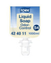 Tork Jabón Líquido Antiolor para Lavado de Manos S4, Suave para la piel, 6 x 1000 ml, 424011